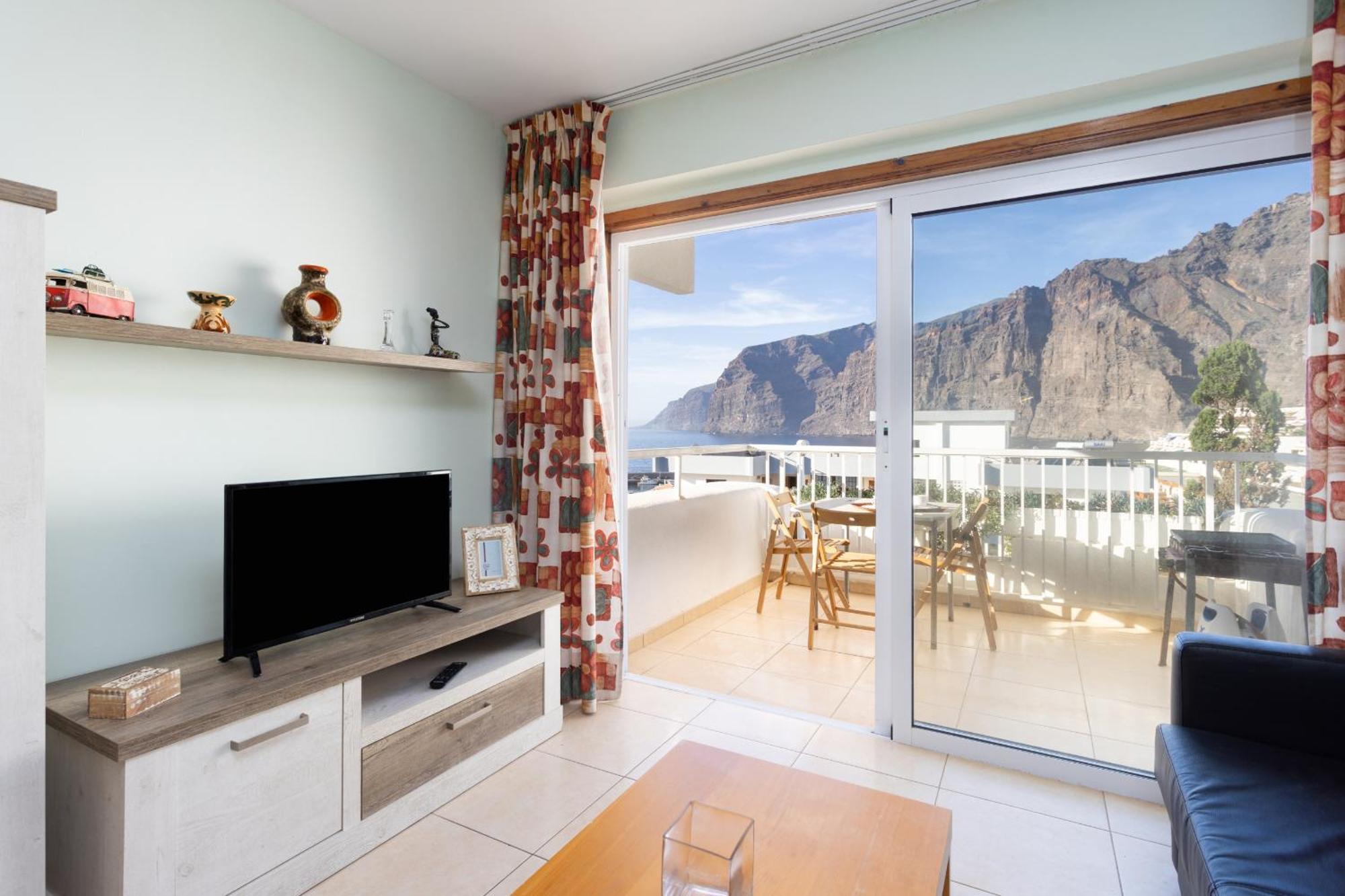 Okstay Los Gigantes With Ac, Terraces And Sea Views Santiago del Teide Buitenkant foto
